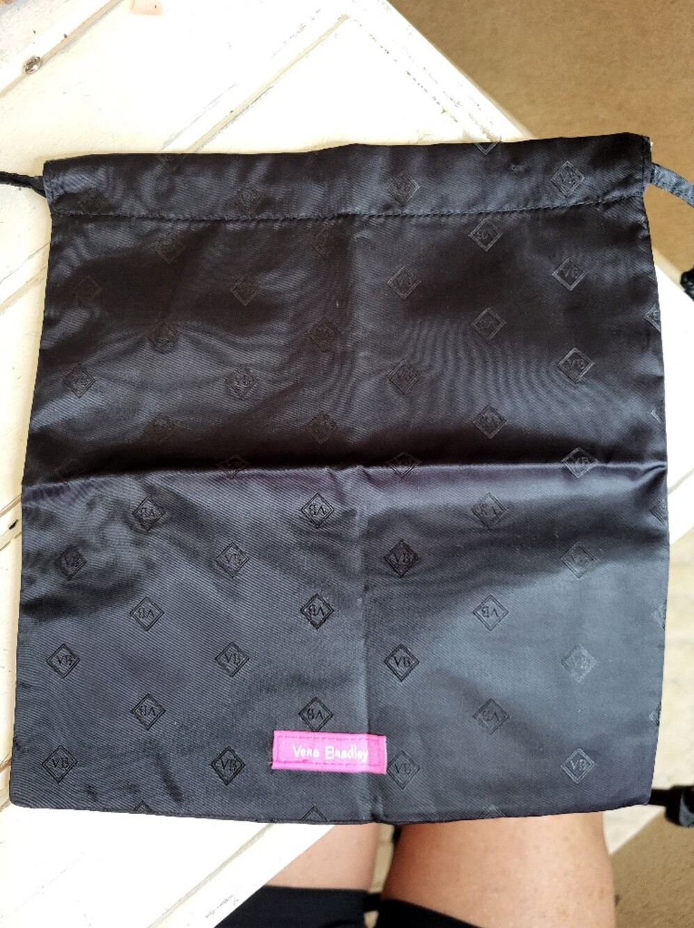 Free Vera Bradley Black Drawstring Dust Pouch With Purchase Of Vera Bradley Item